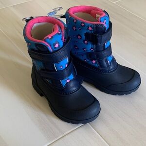 Carter's Navy and Pink Kids Winter Boots